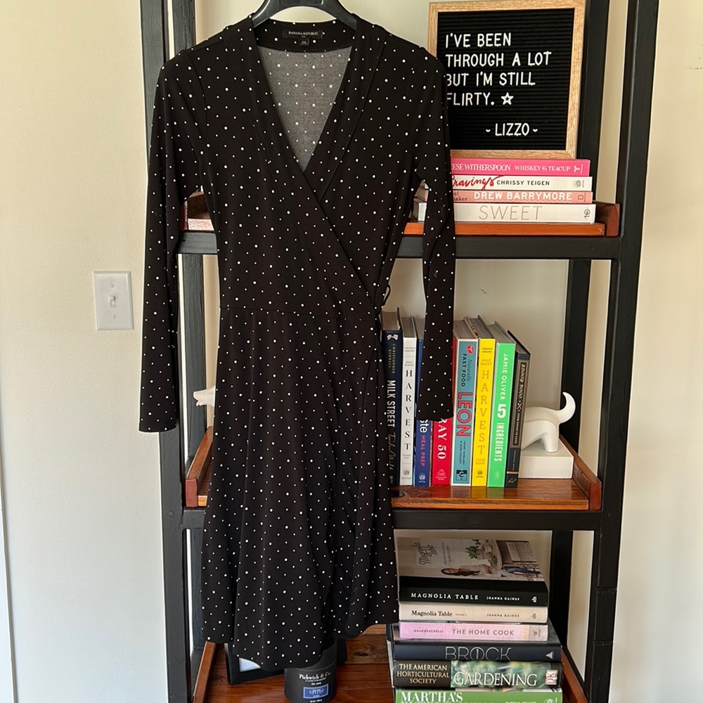 BR Polka Dot Wrap Dress